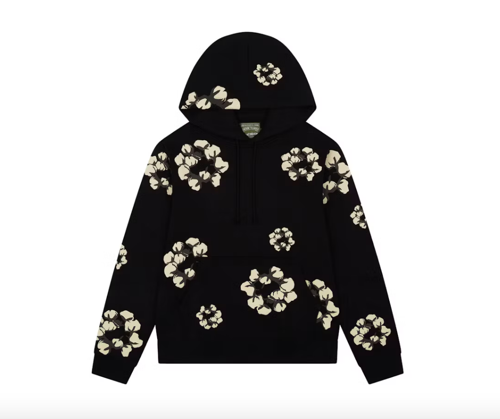 Denim Tears x CPFM Cactus Tears Wreath Hoodie Black