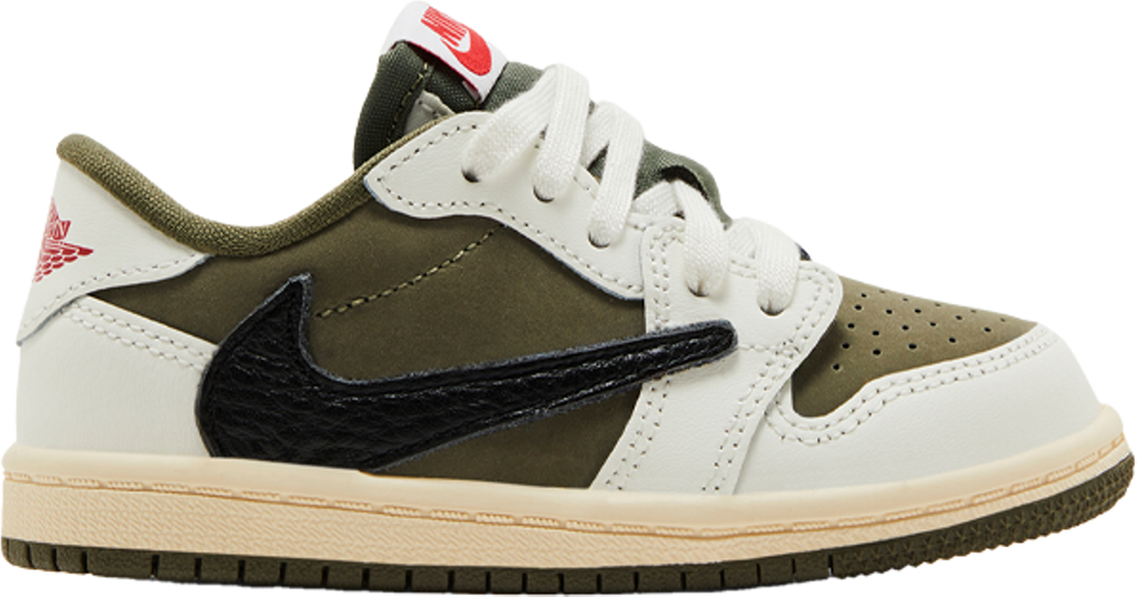 Travis Scott x Air Jordan 1 Retro Low OG SP TD 'Reverse Olive / Medium Olive' - DO5441 200