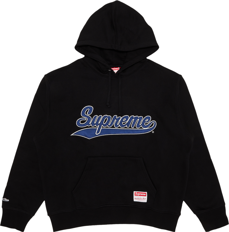 Supreme x Mitchell & Ness NCAA Hooded Sweatshirt 'Black'