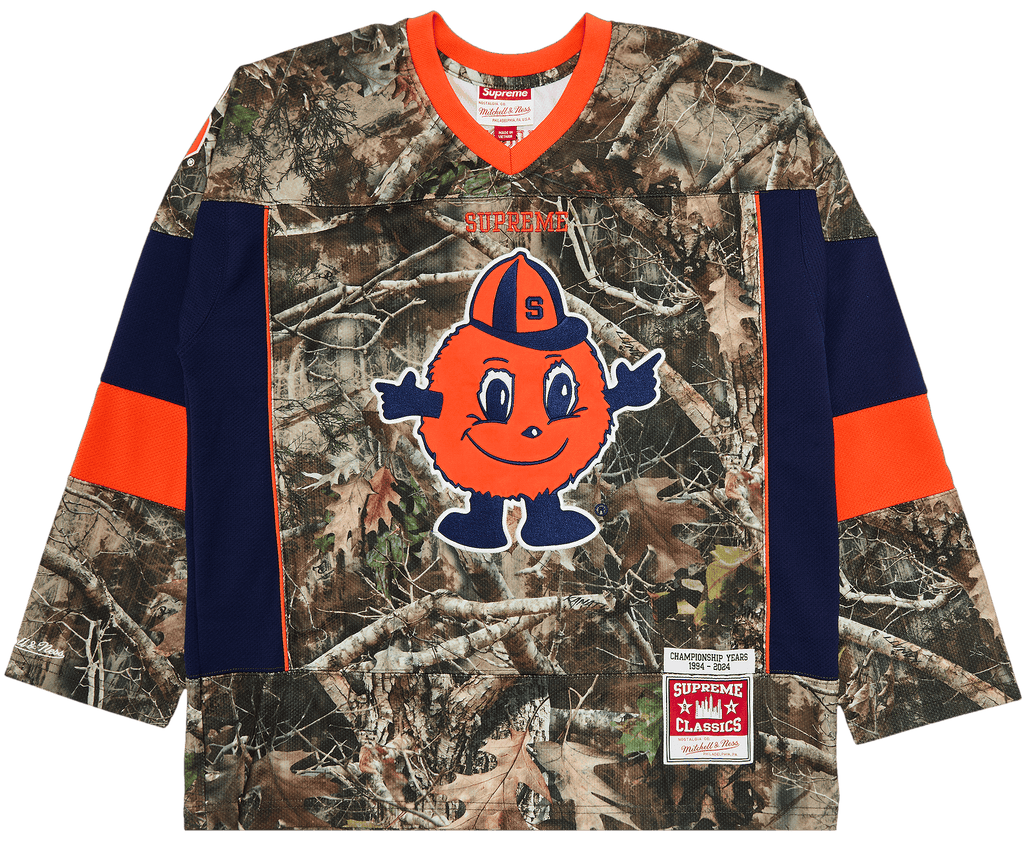 Supreme x Mitchell & Ness NCAA Hockey Jersey 'TrueTimber Kanati Camo' - FW24KN49 TRUETIMBER KANATI CAMO