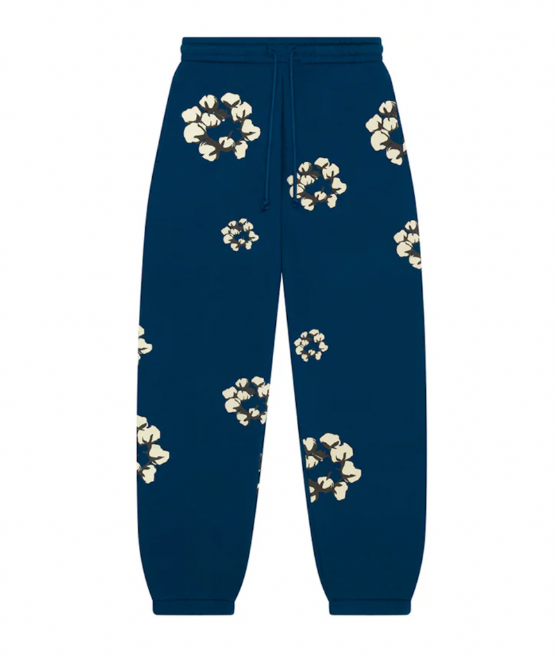 Denim Tears x CPFM Cactus Tears Wreath Sweatpants 'Navy'