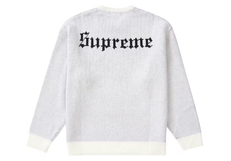 Supreme Snow White Sweater White