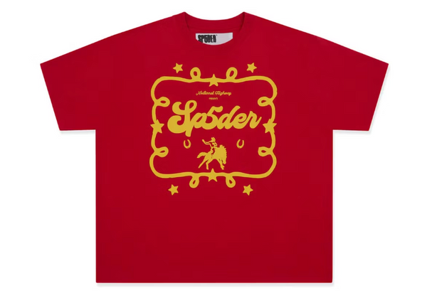 Sp5der Rodeo Poster Tee Red – Urban Necessities
