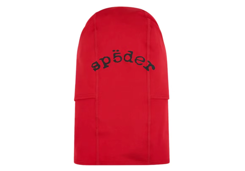 Sp5der OG Logo V2 Shiesty Mask Red