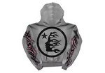 Hellstar Future Flame Hoodie Grey