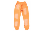 Hellstar Fire Orange Closed Elastic Bottom Sweatpants Orange Dye