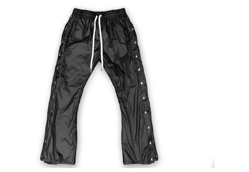 Hellstar Waxed Nylon Pants Black