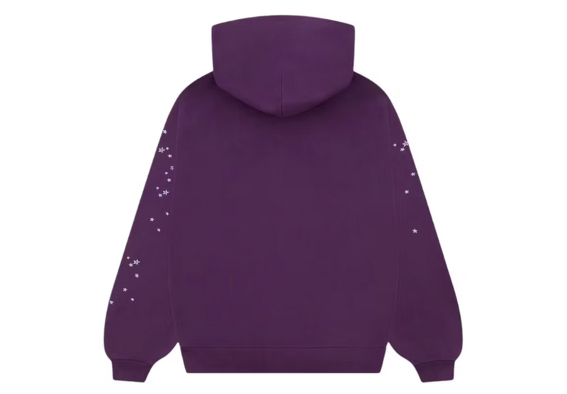 Sp5der Star OG Web V2 Hoodie Purple