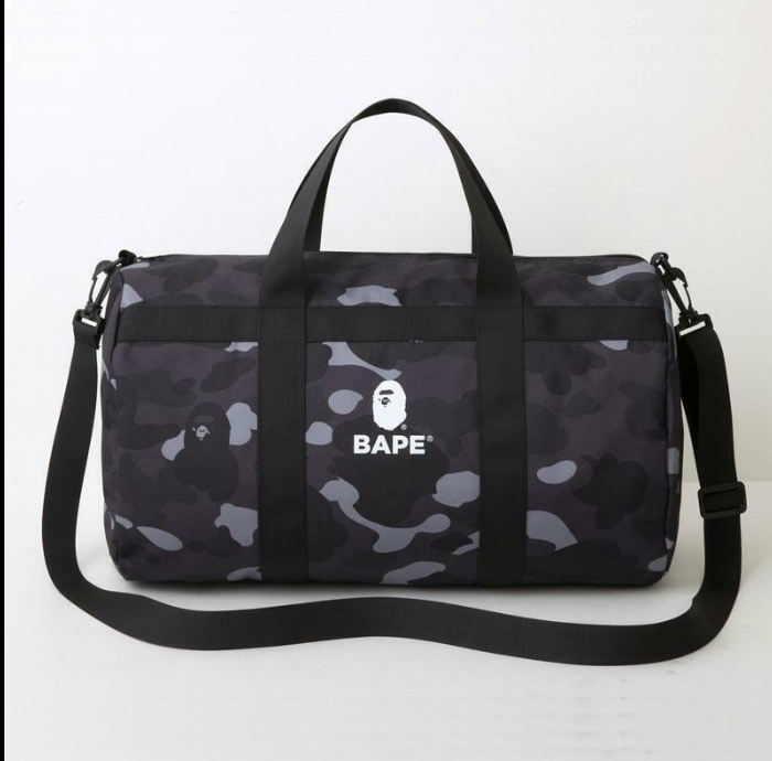 Bape Duffle Bag City Camo Black