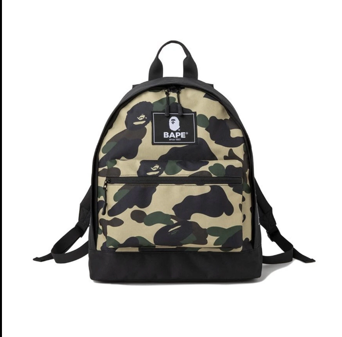 Bape Daypack First Camo Yellow