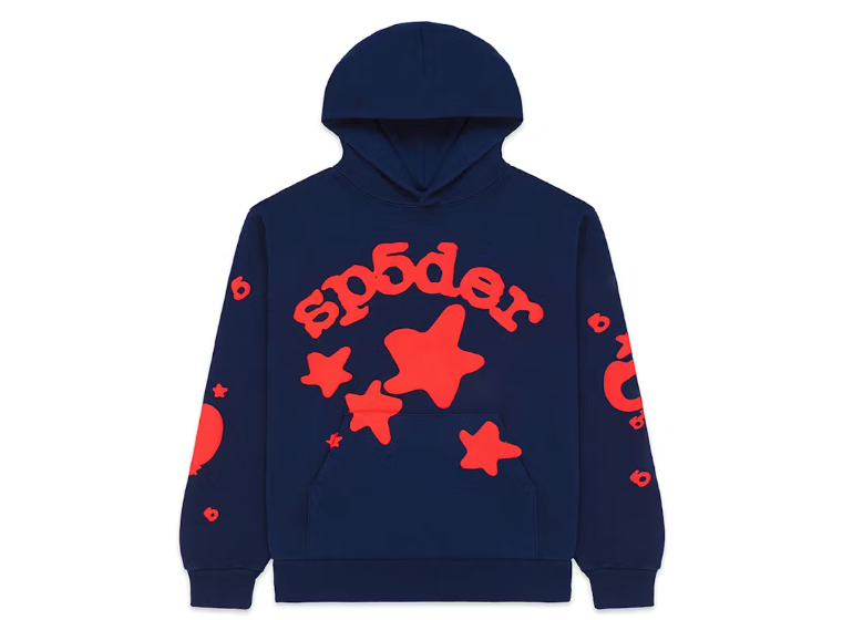 Sp5der Beluga Hoodie Navy