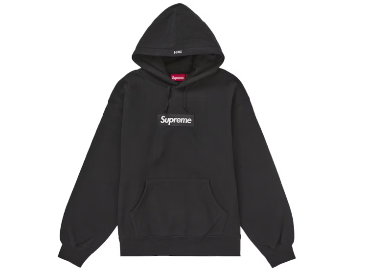 Supreme Box Logo Hooded Sweatshirt Sweatshirt (FW24) Black