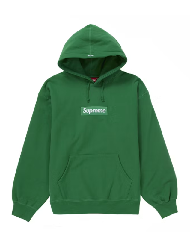 Supreme Box Logo Hooded Sweatshirt Sweatshirt (FW24) Green