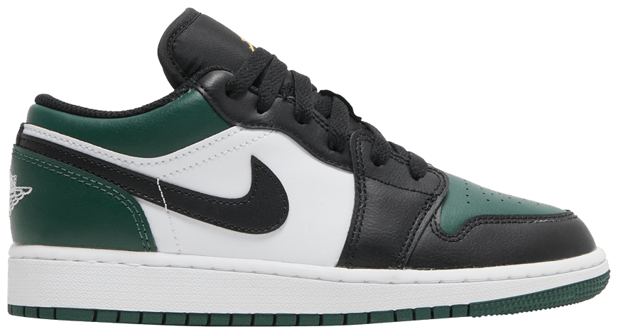 Air Jordan 1 Low GS 'Green Toe' (6L/5R) - 553560 371