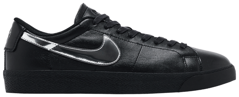 Dancer Skateboards x Zoom Blazer Low SB 'Black Metallic Silver' - HJ6703 001