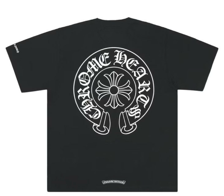 Chrome Hearts Horse Shoe Logo Pocket T-Shirt Black