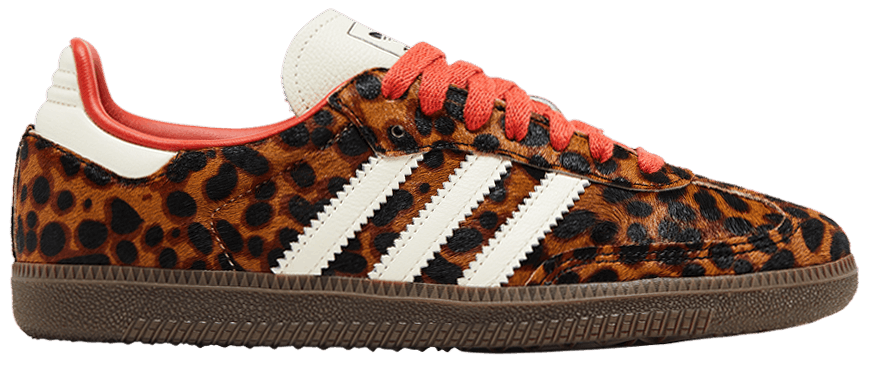 Wmns Samba OG 'Cheetah Pack - Preloved Red' - JI2734