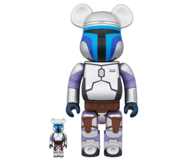 Bearbrick Jango Fett (Geonosis Ver.) 100% & 400% Set