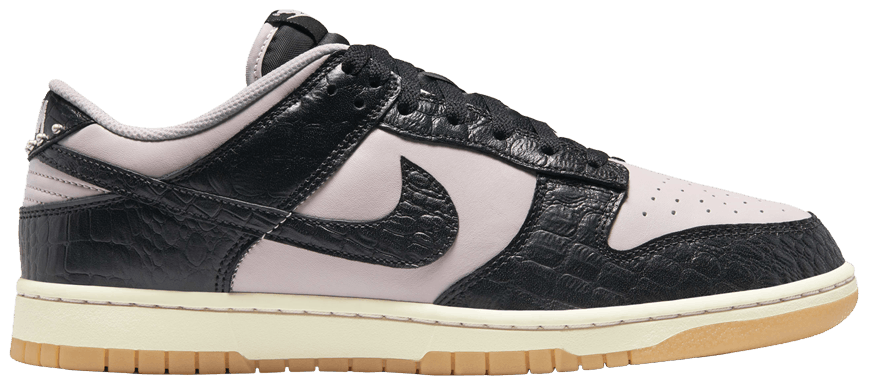 Dunk Low 'Black Platinum Violet Croc' - HF9191 001