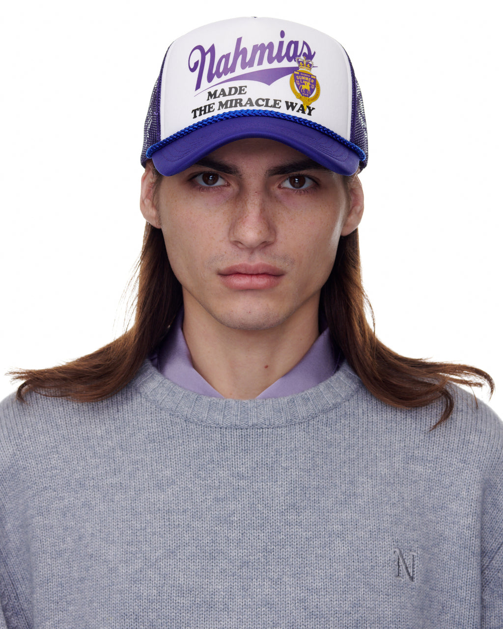 NAHMIAS Miracle Way Foam Trucker Hat - Purple