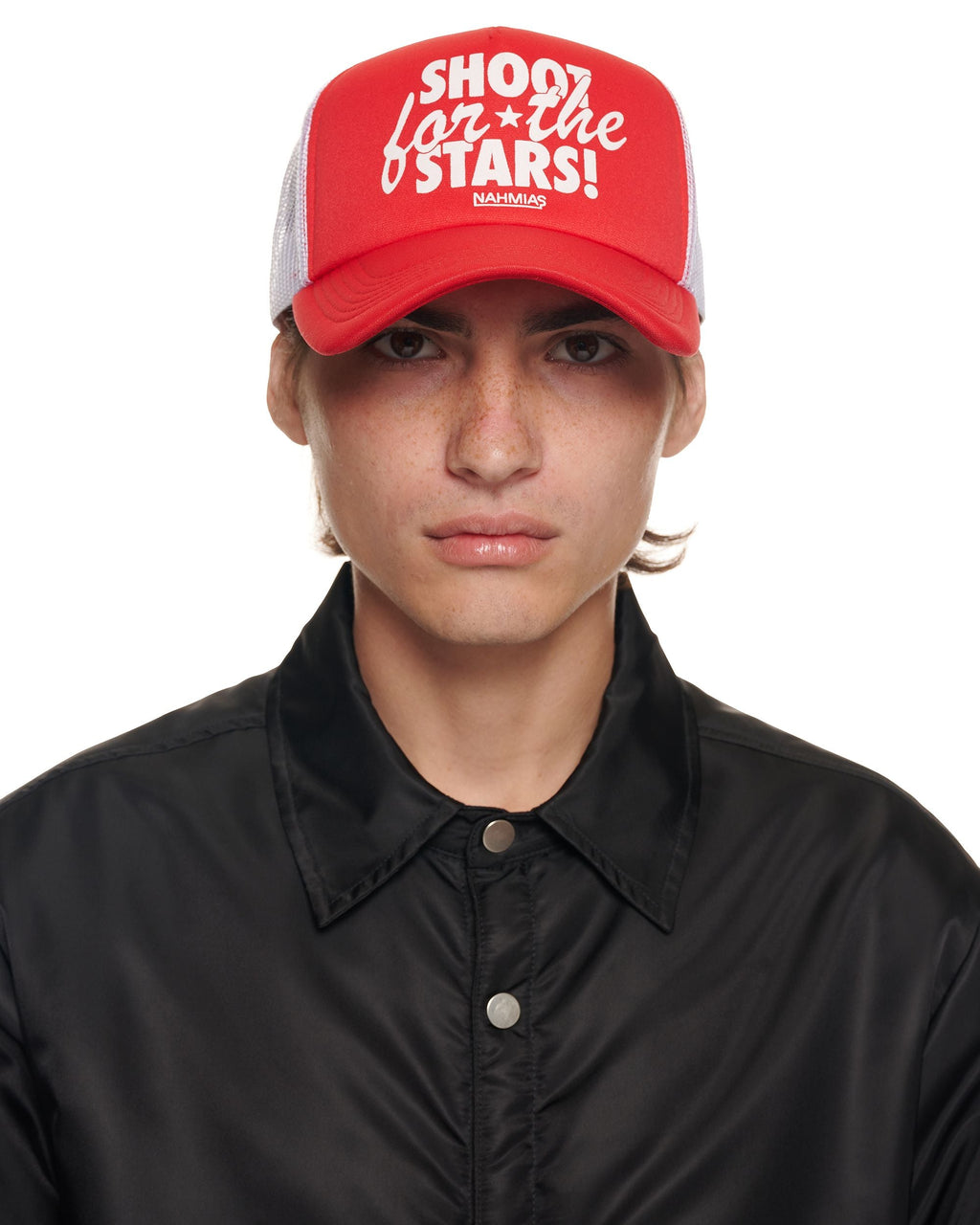 NAHMIAS Shoot For The Stars Trucker Hat - Red
