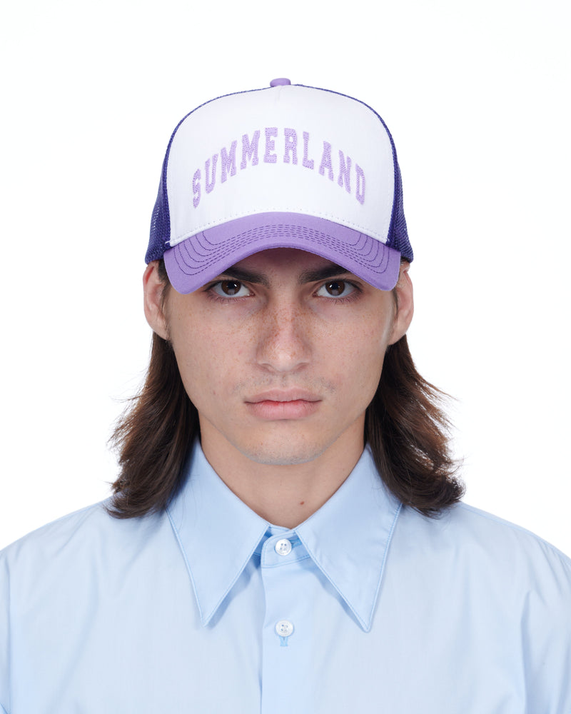 NAHMIAS Summerland Trucker Hat - Purple/White