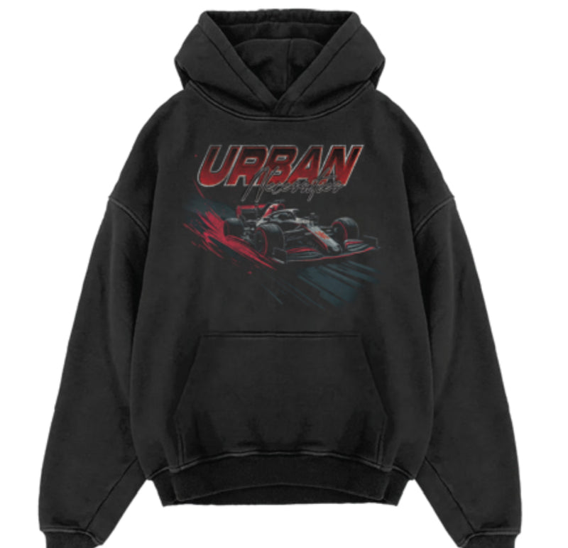 UN x F1 10 YEAR HOODIE BLACK