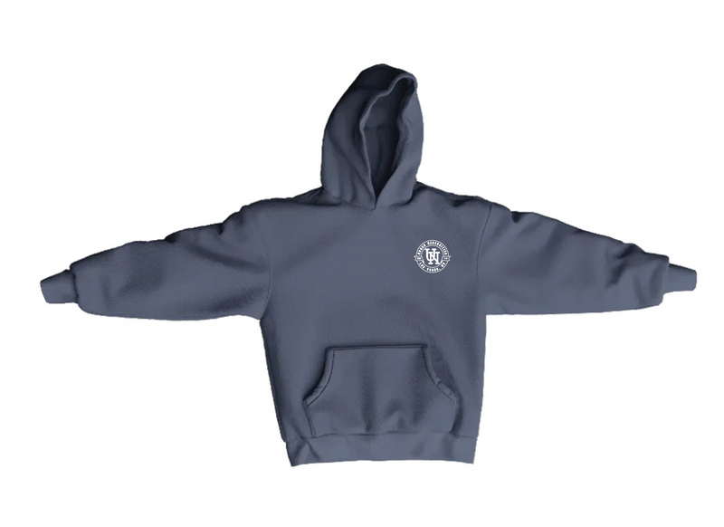 UN Stamp Hoodie Grey