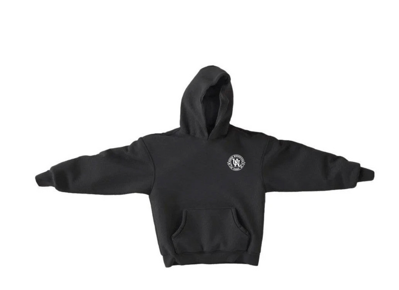 UN Stamp Hoodie Black