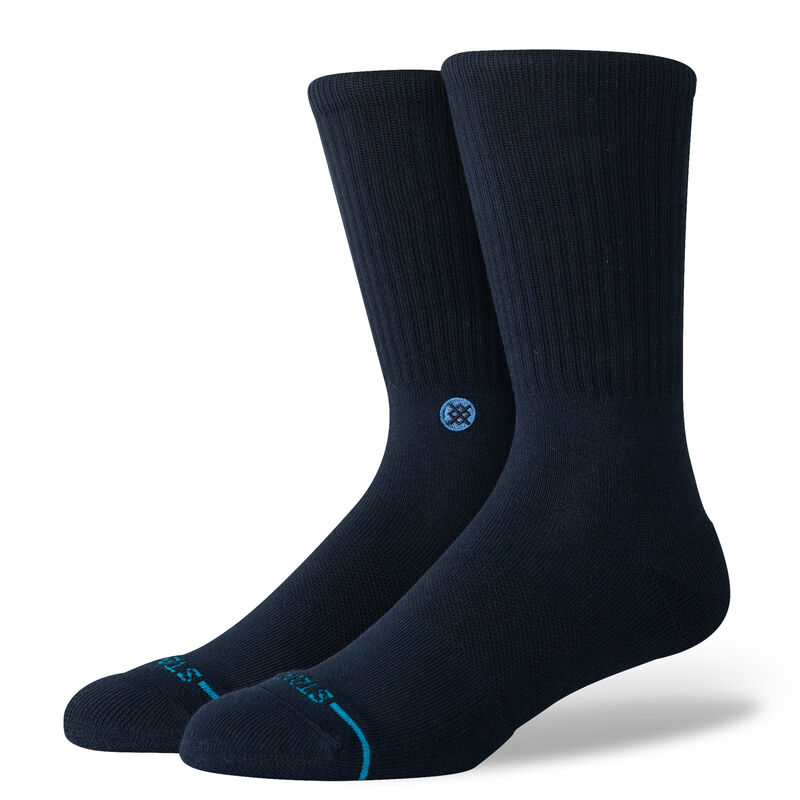 ICON CREW SOCKS- Navy