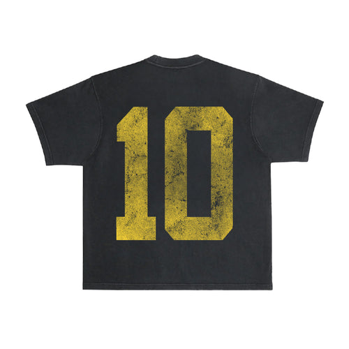 UN 10 Year Vintage Tee (black/yellow)