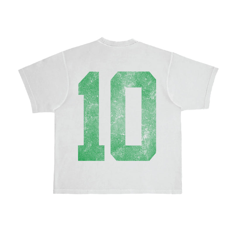 UN 10 Year Tee (white/green)