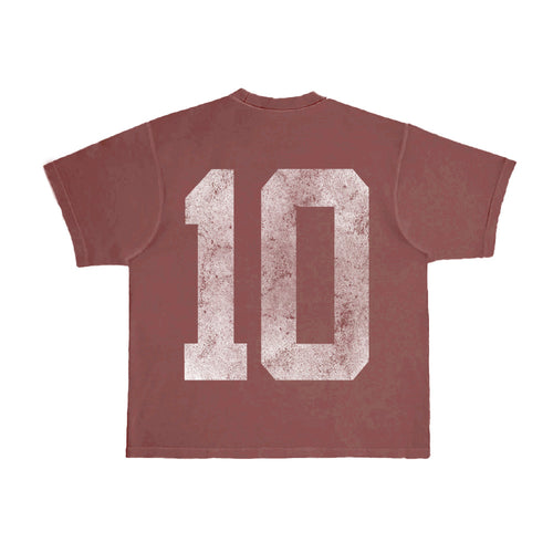 UN 10 Year Tee (brown/white)