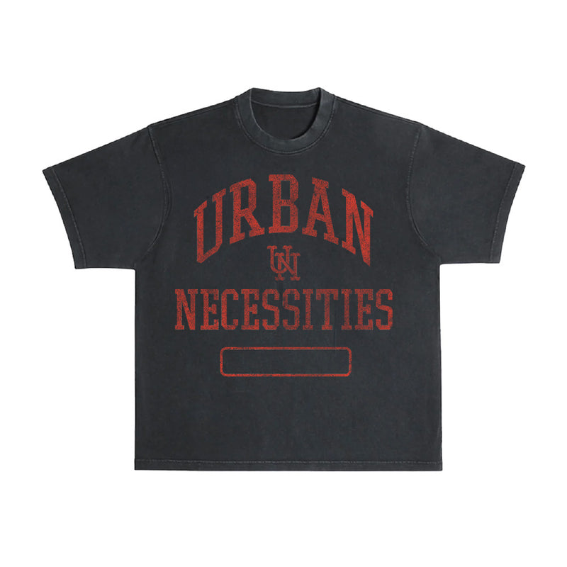 UN 10 Year Vintage Tee (black/red)