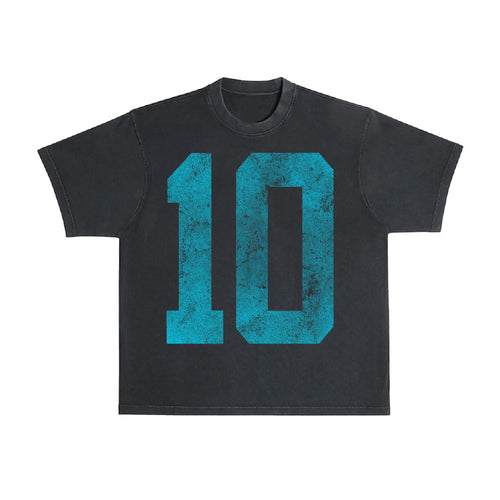 UN 10 Year Tee (black/blue)