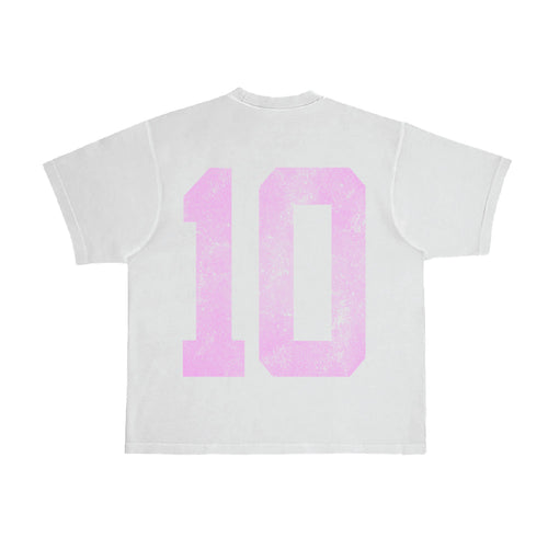 UN 10 Year Tee (white/pink)