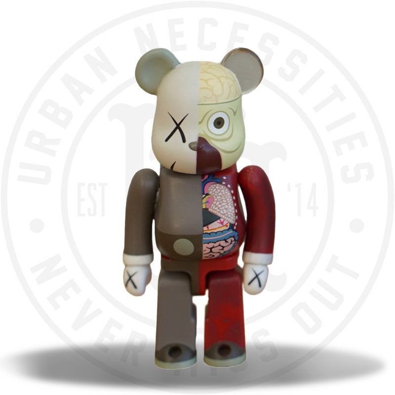 KAWS Bearbrick Dissected 100% Brown