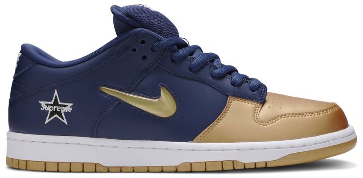 Supreme x Dunk SB Low QS 'Metallic Gold' - CK3480 700