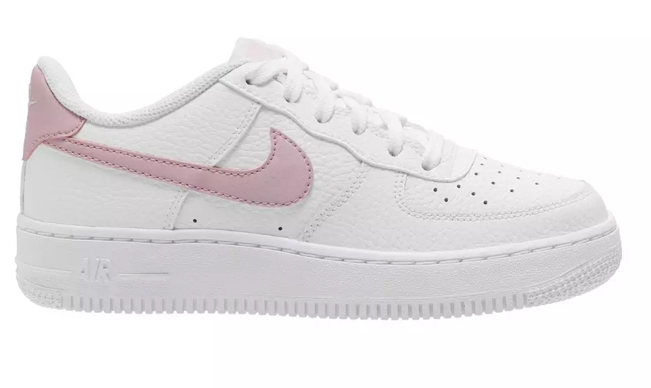 Nike Air Force 1 "White/Pink Foam" Grade School Girls' Shoe - CT3839 103