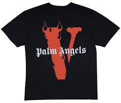 Vlone x Palm Angels T-shirt Black/Red