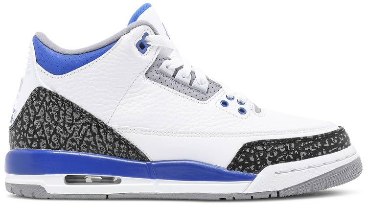 Air Jordan 3 Retro GS 'Racer Blue' - 398614 145