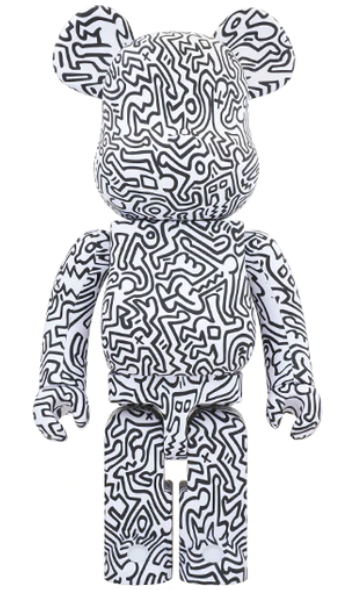 Bearbrick Keith Haring #4 1000% White