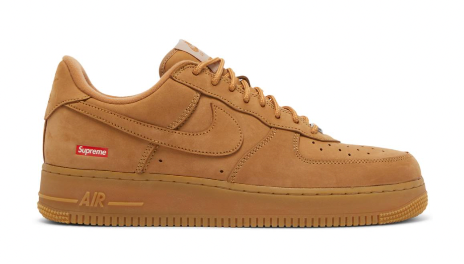 Supreme x Air Force 1 Low SP 'Wheat' - DN1555 200