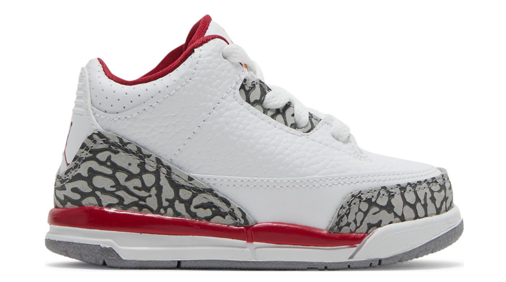 Air Jordan 3 Retro Toddler Size 'Cardinal Red' - 832033 126