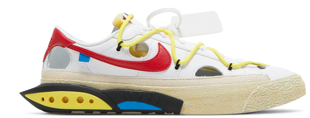 Off-White x Blazer Low 'White University Red' - DH7863 100