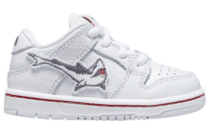 DJ3759 105 RvceShops Oski x Dunk Low SB Toddler Great White Shark Jordans Shoes for 30 Dollars