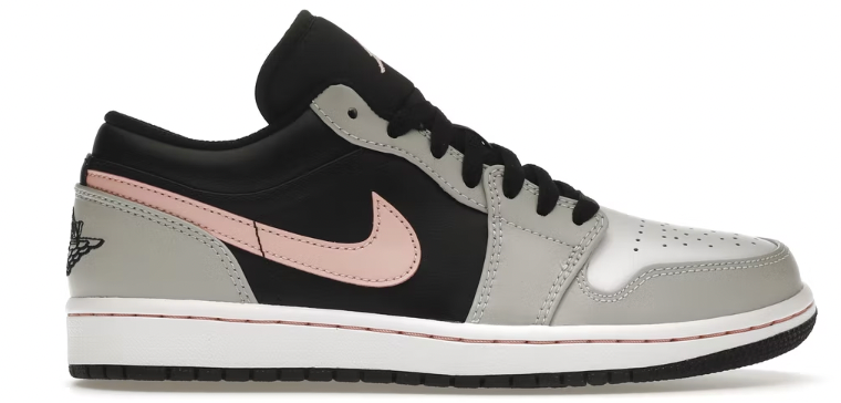 Jordan 1 Low Black Grey Pink - 553558 062