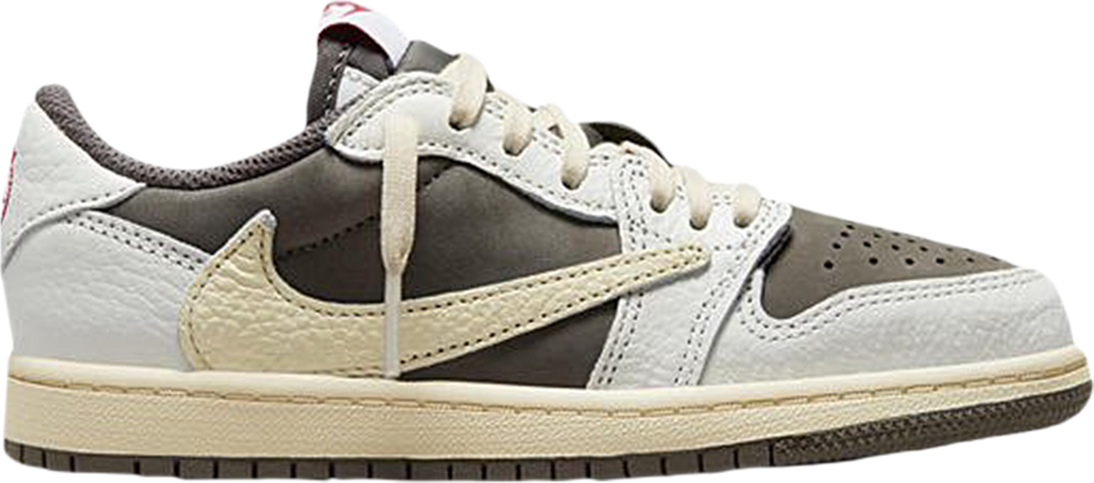  Jordan Preschool Air Jordan 1 Low OG SP PS DO5442 162 Travis  Scott - Reverse Mocha - Size 13C