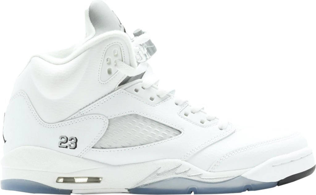 Air Jordan 5 Retro BG 'Metallic White' - 440888 130