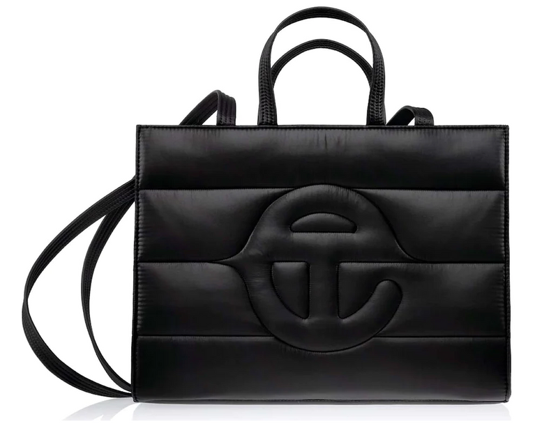 Telfar Medium Puff Shopper Black – Urban Necessities Telfar Medium Puff Shopper Black – Urban Necessities